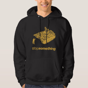 Veste À Capuche Homme "arrêt de réservoir quelque chose" T-shirt