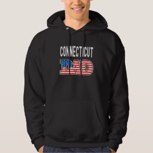 Veste À Capuche Homme Connecticut Papa États-Unis Homme Connecticu