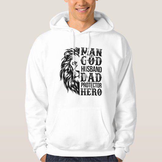 Veste À Capuche Homme de Dieu (Devant)