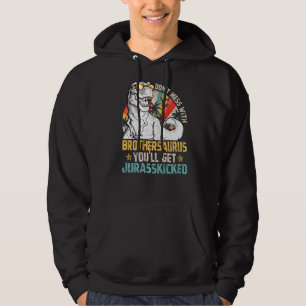 Veste À Capuche Hommes Dinosaures Vintages Frère Rex Saurus Famill