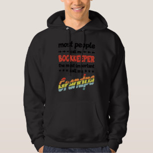 Veste À Capuche Hommes La plupart des gens m'appellent Bookkeeper