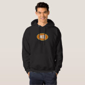 Veste À Capuche Hommes mignon Simple Custom Initial Noir (Devant entier)