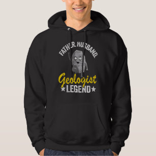 Veste À Capuche Hommes Père Mari Géologue Légende Géologie Papa R