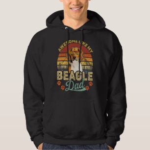 Veste À Capuche Hommes Vintage génial Comme Mon Beagle Papa Chien 