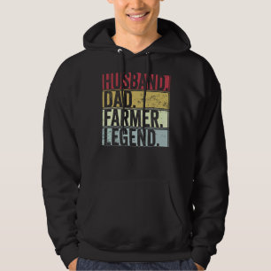 Veste À Capuche Hommes Vintage Mari Papa Fermier Légende Pour Gras