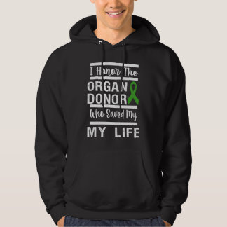 Veste À Capuche honor organ donor dad mom greatful donate life kid