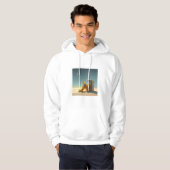 Veste À Capuche Hoodies imprimé Astronaute (Devant entier)