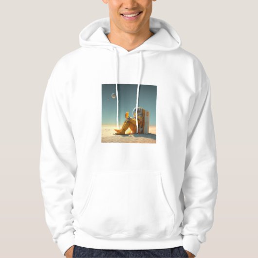 Veste À Capuche Hoodies imprimé Astronaute (Devant)