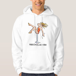 Veste À Capuche Hoodies, Sweats - Olivia dans un verre à Martini