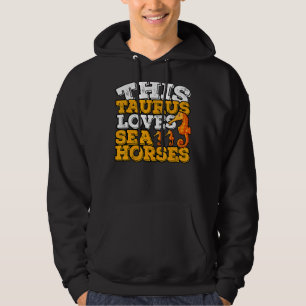 Veste À Capuche Horoscope SIGNE Zodiaque Taurus Aime Les Chevaux d