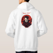 Veste À Capuche Horreur à yeux rouges (Dos)