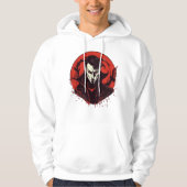 Veste À Capuche Horreur à yeux rouges (Devant)