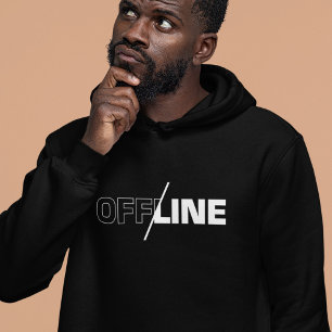Veste À Capuche Hors ligne Sweat-shirt humour geek