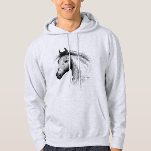 Veste À Capuche Horse : White (Devant)