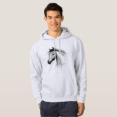 Veste À Capuche Horse : White (Devant entier)