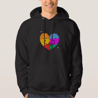 Veste À Capuche Hugging Heart Lgbtq Gay Rights Proud Pride Rainbow