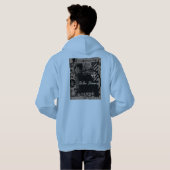 Veste À Capuche humains de montagne  (Dos entier)