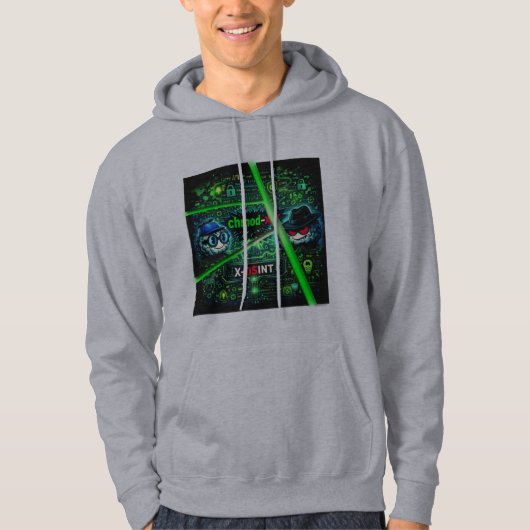 Veste À Capuche Humeur de hacker (Devant)