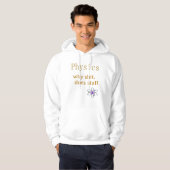 Veste À Capuche humour de physique (Devant entier)