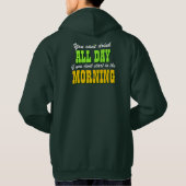 Veste À Capuche Humour potable d'Irlandais drôle (Dos)