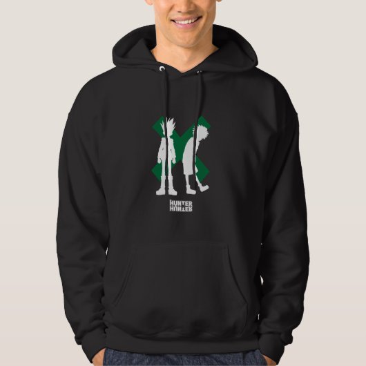 Veste À Capuche Hunter X Hunter Gon Freecs Et Killua Silhouettes (Devant)