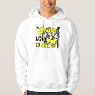 Veste À Capuche Hydrocéphalie du traitement 2 d'amour de paix