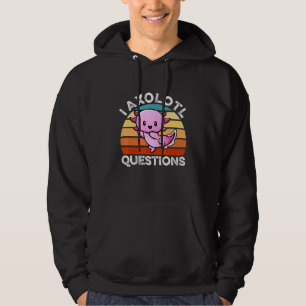 Veste À Capuche I Axolotl Question Adultes Jeunes Enfants Retro Vi
