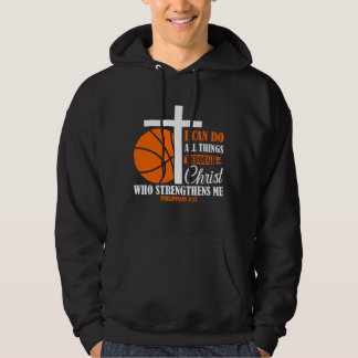 Veste À Capuche I Can Do All Things Through Christ Basketball