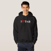 Veste À Capuche I coeur DnB (Devant entier)
