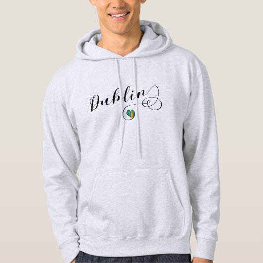 Veste À Capuche I Heart Dublin, Irlande (Devant)
