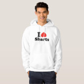 Veste À Capuche I Heart Sharts (Devant entier)