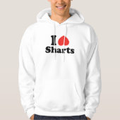 Veste À Capuche I Heart Sharts (Devant)