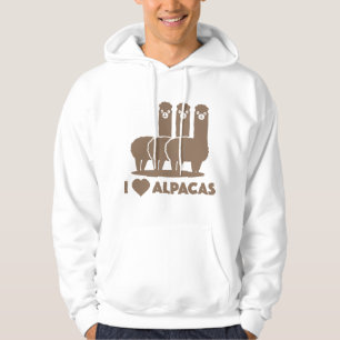 Veste À Capuche I Love Alpacas