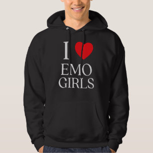 Veste À Capuche I Love Emo Girls I Heart Emo Girls 6