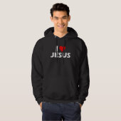 Veste À Capuche I love Jesus (Devant entier)