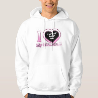 Veste À Capuche I Love My Girlfriend 2023 Custom Valentine T-Shirt