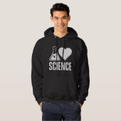 Veste À Capuche I love science Lover Teacher Scientist Sciences (Devant entier)
