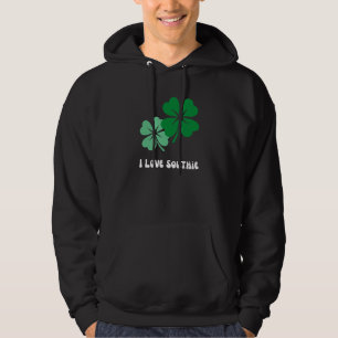Veste À Capuche I Love Southie South Boston St Patrick's Day Irish