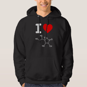 Veste À Capuche I Love Vitamine C Ingrédients de soins de la peau