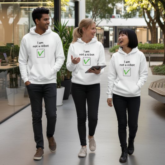 Veste À Capuche “I’m Not a Robot” Hoodie