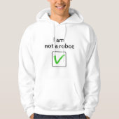 Veste À Capuche “I’m Not a Robot” Hoodie (Devant)