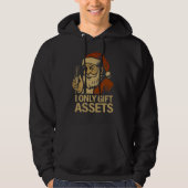 Veste À Capuche I Only Gift Assets™ Crypto Blockchain Santa Claus (Devant)