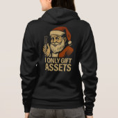 Veste À Capuche I Only Gift Assets™ Crypto Blockchain Santa Claus (Dos)