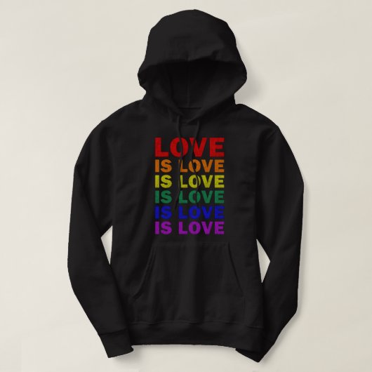 Veste À Capuche I Promise To Teach Love LGBT-Q Pride Proud Ally Te (Design devant)