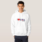 Veste À Capuche I ❤️ USA - Depuis 1776 (Devant entier)