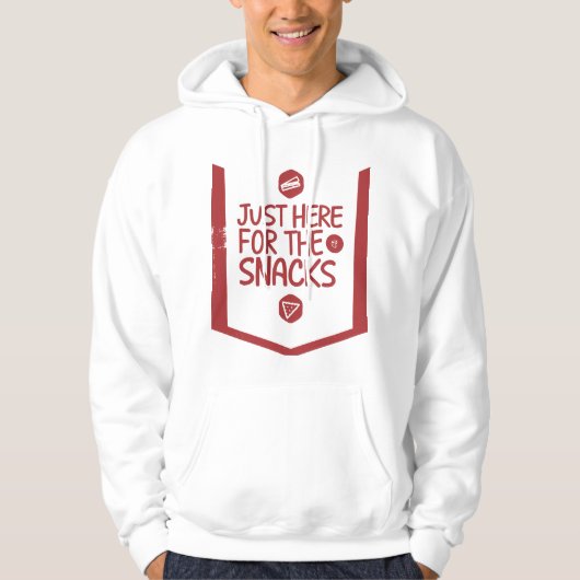 Veste À Capuche Ici juste pour les snacks (Devant)