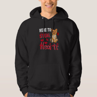 Veste À Capuche Ici pour voler les cœurs Valenti Chien Terrier du