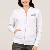 Veste À Capuche Icône de stockage cloud sécurisé avec cadenas (Devant)