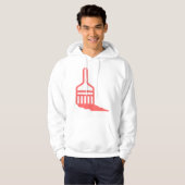 Veste À Capuche Icône Pinceau (Devant entier)