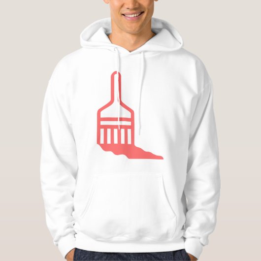 Veste À Capuche Icône Pinceau (Devant)